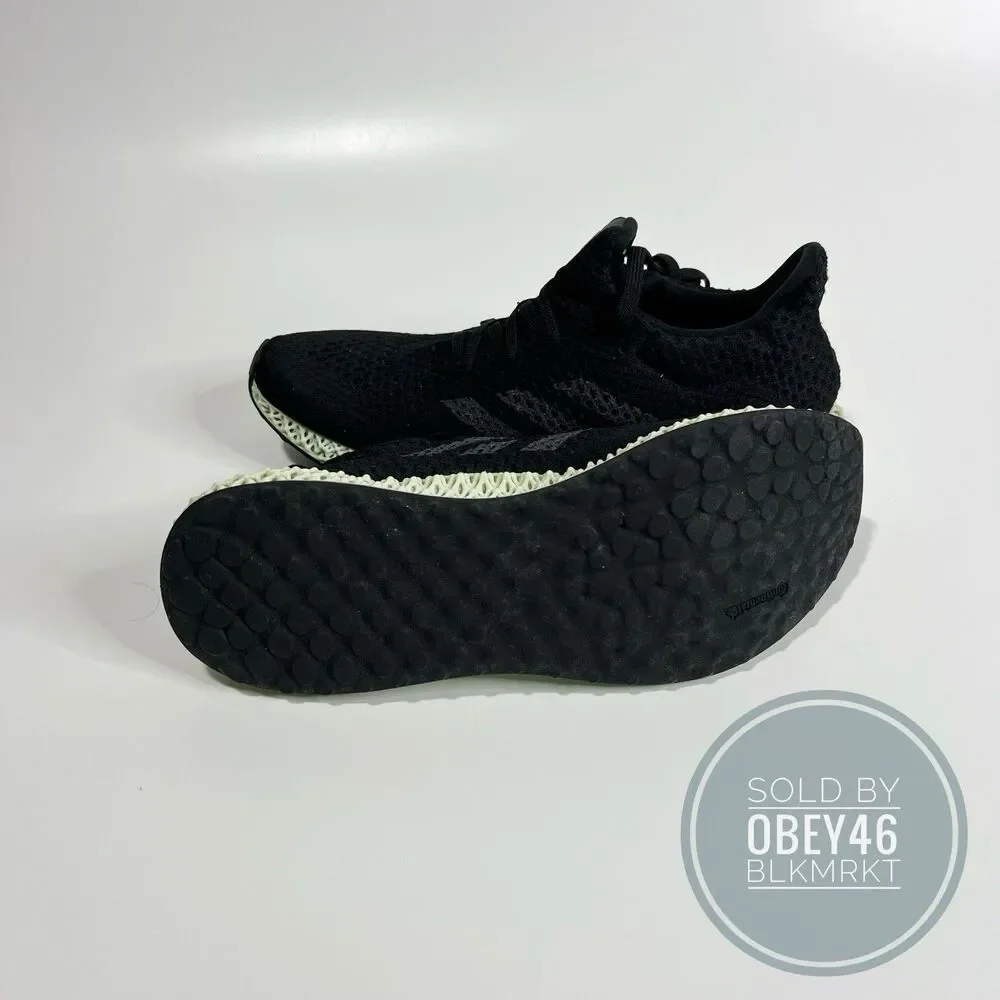 Adidas Futurecraft 4D Shoes Black Green FZ2560 Men's US 9.5 - Picture 5 of 6